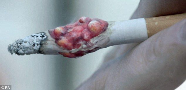 In het VK lanceerde een vreselijke anti-reclame sigaretten